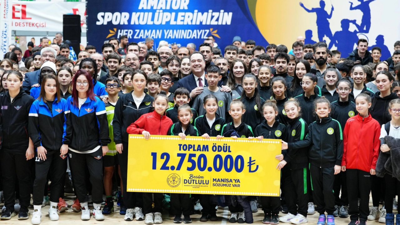 Manisa'dan amatör sporda 123 kulübe maddi destek