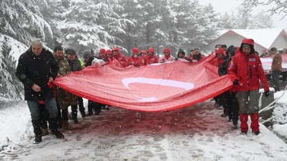 Metristepe’de kar altında tarihe yürüyüş