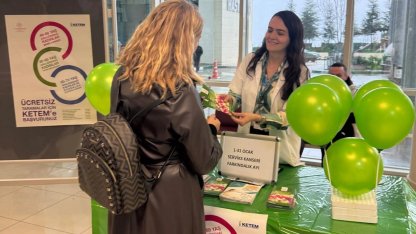 Mudanya İlçe Sağlık'tan serviks kanseri için farkındalık standı