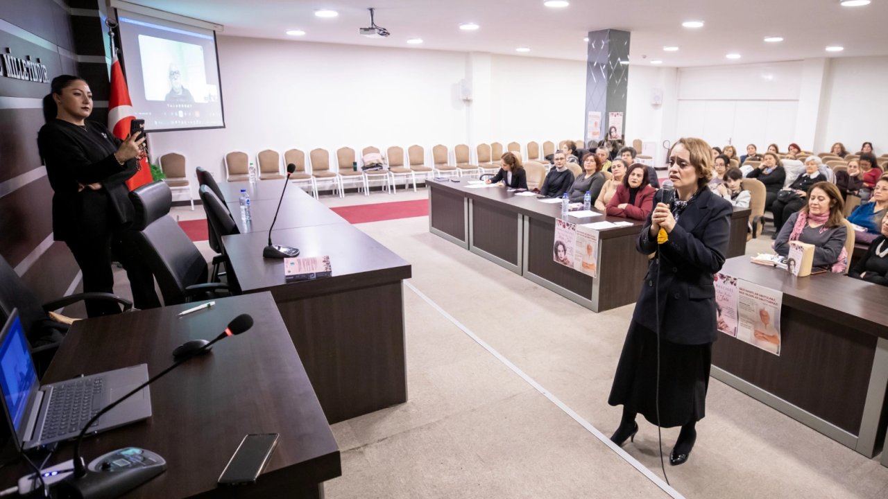 Narlıdereli edebiyatseverler Osman Balcıgil'i ağırladı