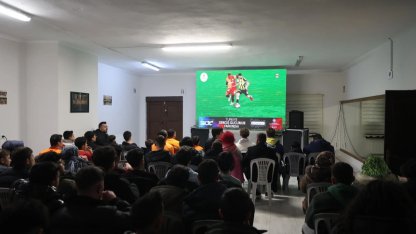 Nevşehirli sporseverler Süper Kupa finalini dev ekranda seyretti