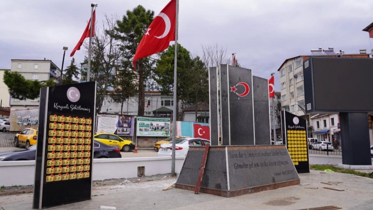 Ordu Büyükşehir’den Korgan Meydan Projesi hızla ilerliyor