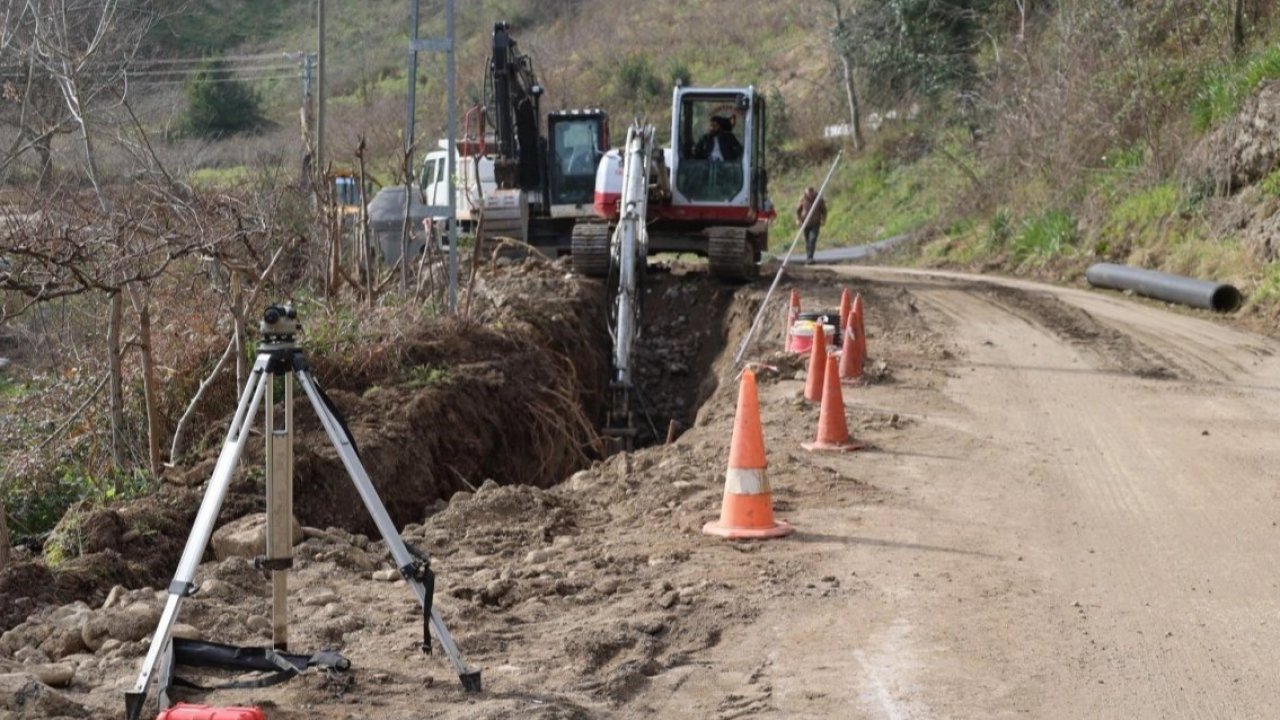 Ordu’da altyapı yatırımları hız kesmeden sürüyor