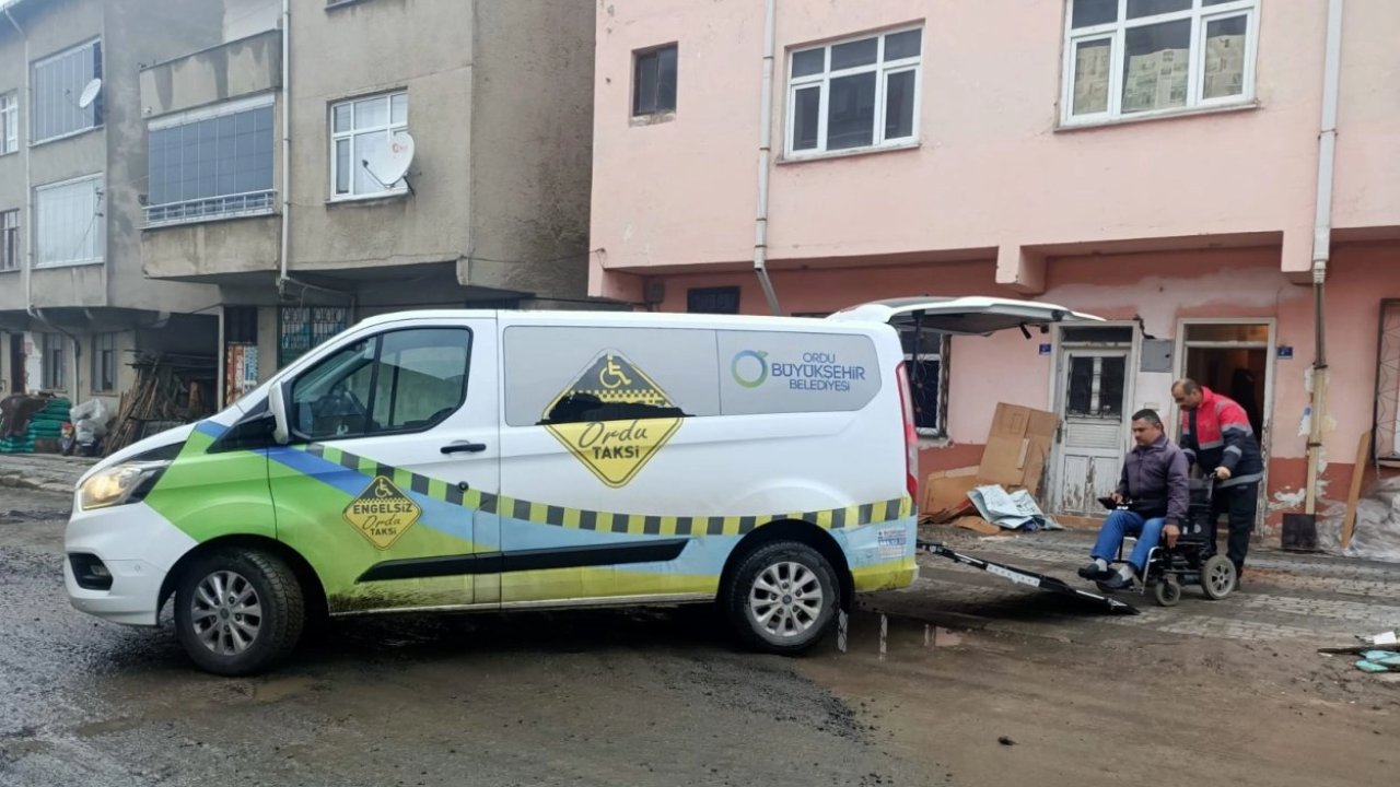 Ordu’da engelsiz taksi uygulaması hayatları kolaylaştırıyor