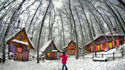 Ormanya’da kartpostallık kış manzaraları