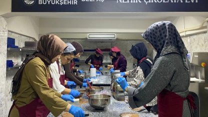 Sakarya'da kadınlara yönelik çikolata ve kahve atölyesi tamamlandı