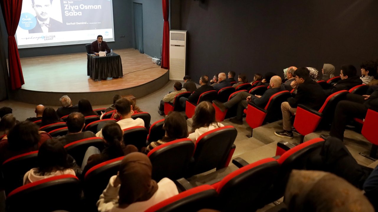Sakarya'da Ziya Osman Saba’nın şiir dünyasına yolculuk