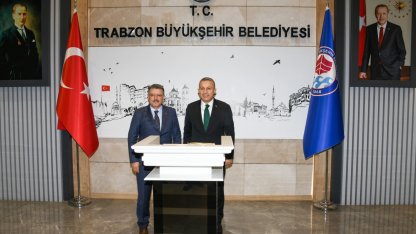 Trabzon Valisi Şahin’den Büyükşehir’e ziyaret