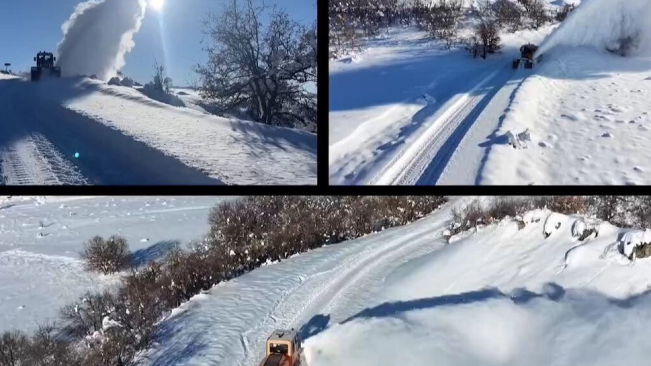 Tunceli'de karla mücadele: 223 köy yolu açıldı