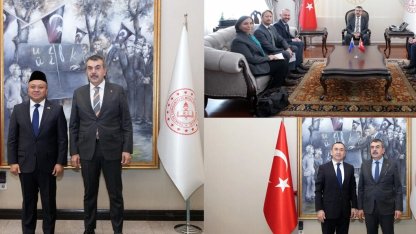 Üç ülkenin Ankara büyükelçileri MEB'de