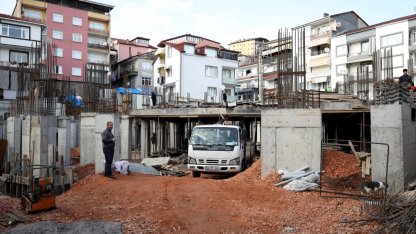 Yeni Kuruçeşme Merkez Camii hızla yükseliyor