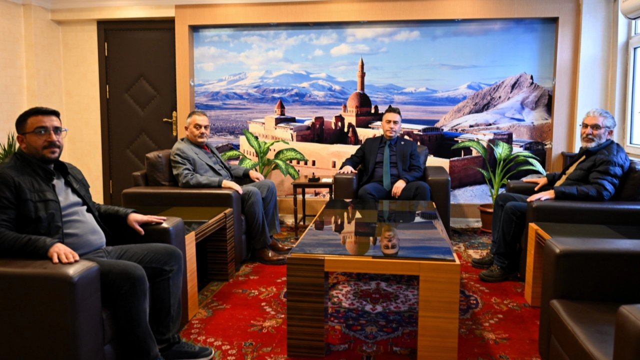 Ağrı'da gazetecilerden Emniyet Müdürü Önder’e ziyaret