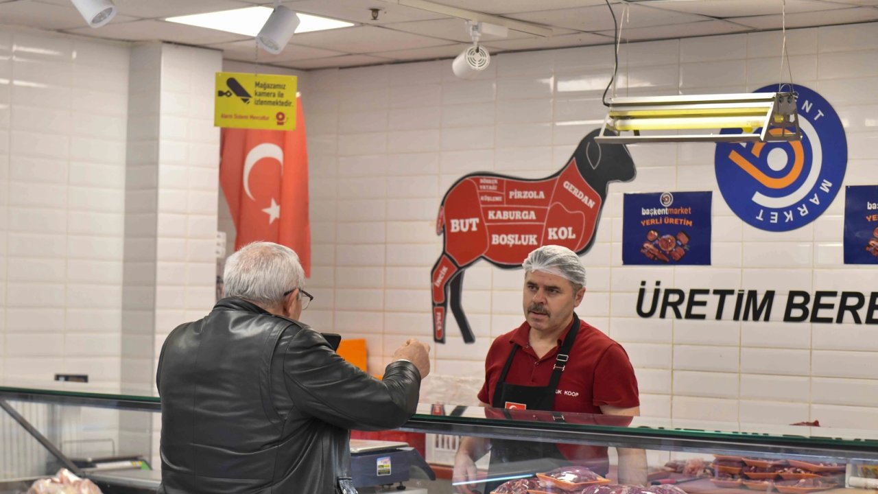 Ankara’da Ramazan ayına özel et satışına yoğun ilgi
