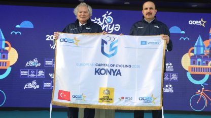Avrupa'ya bisilet kültürü Konya'dan yayılacak... Konya'da Avrupa Bisiklet Başkenti Unvanı ve Velespit Müzesi açılışı