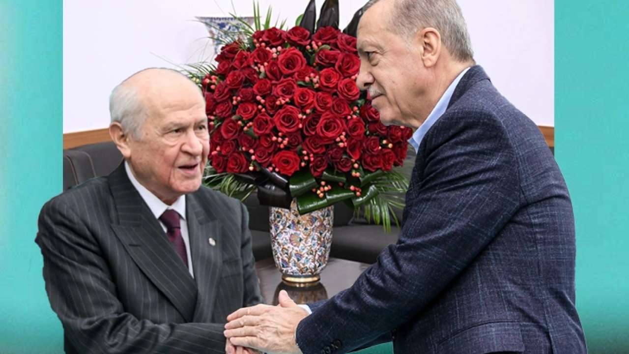 Bahçeli’den Cumhurbaşkanı Erdoğan'a 72 güllü yaş hediyesi