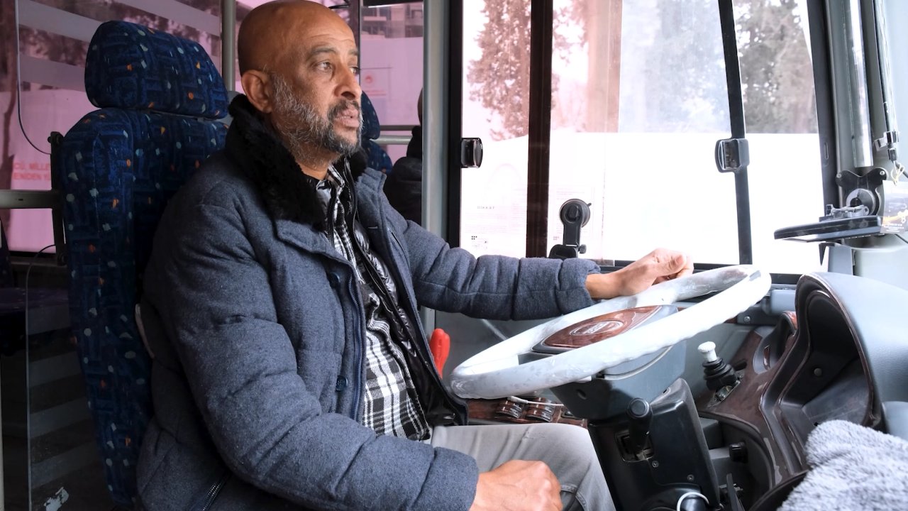 Bakan Kurum, Hataylı otobüs şoförünün yeni seferini paylaştı