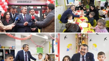 Bakan Tekin'den Beykoz'da okul ziyaretleri