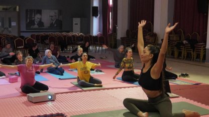 Balıkesir Ayvalık’ta yoga kurslarına büyük ilgi