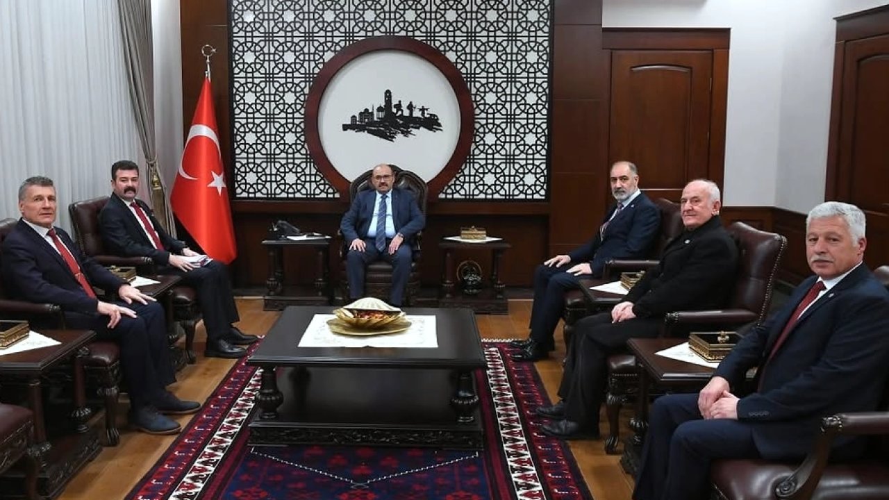 Balıkesir’de Emekli Emniyet Mensuplarından Vali Ustaoğlu’na ziyaret