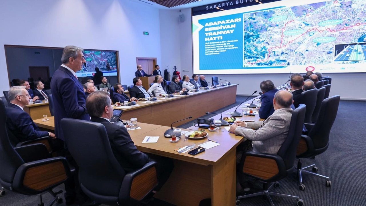 Başkan Alemdar: Sakarya’nın dört bir yanına raylarla ulaşmak istiyoruz