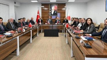 Başkan Seçer Avrupalı Başkanları ağırladı