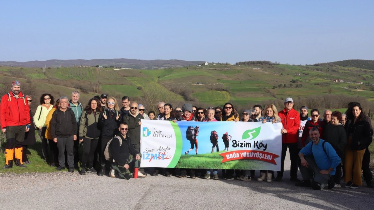 Bizim Köy Doğa Yürüyüşü bu ay Nebihoca’da gerçekleştirildi