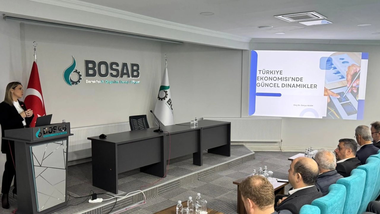 BOSAB’da ekonominin güncel dinamikleri ele alındı