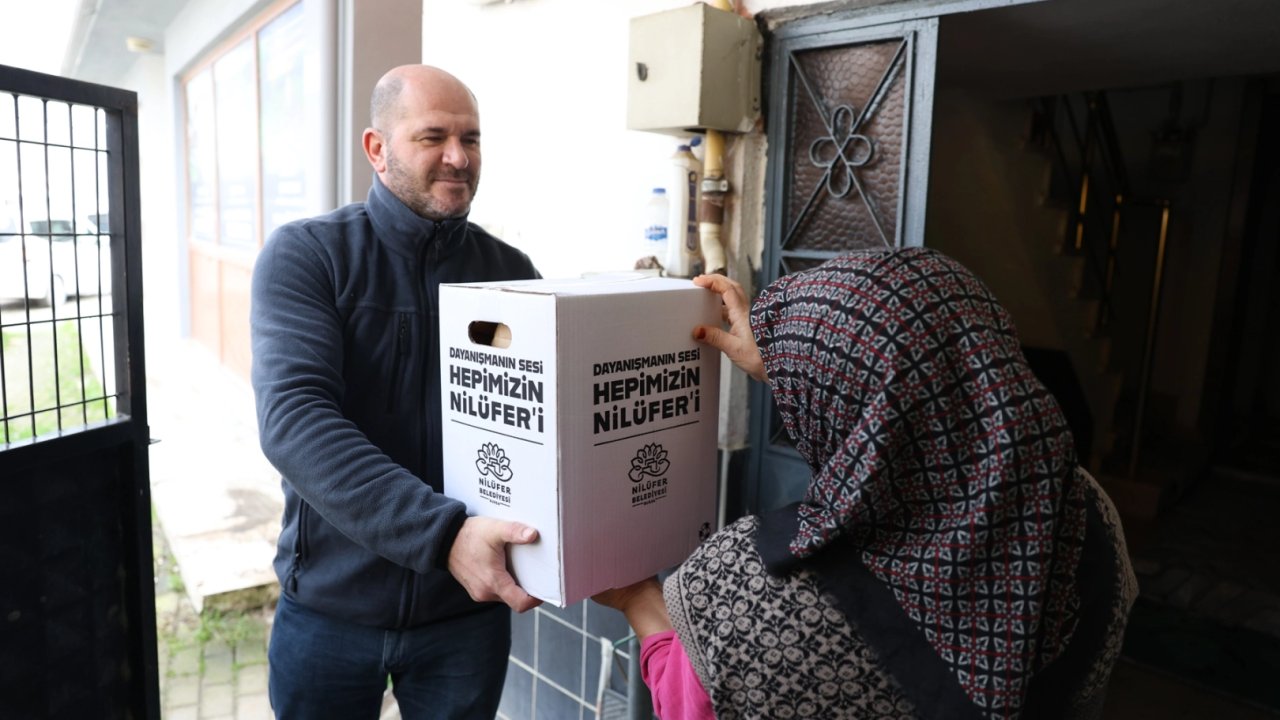 Bursa Nilüfer’de dayanışma paylaşarak artıyor