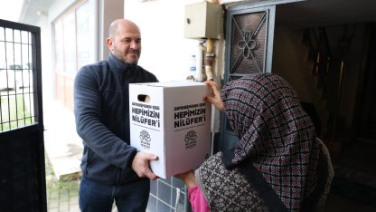 Bursa Nilüfer’de dayanışma paylaşarak artıyor