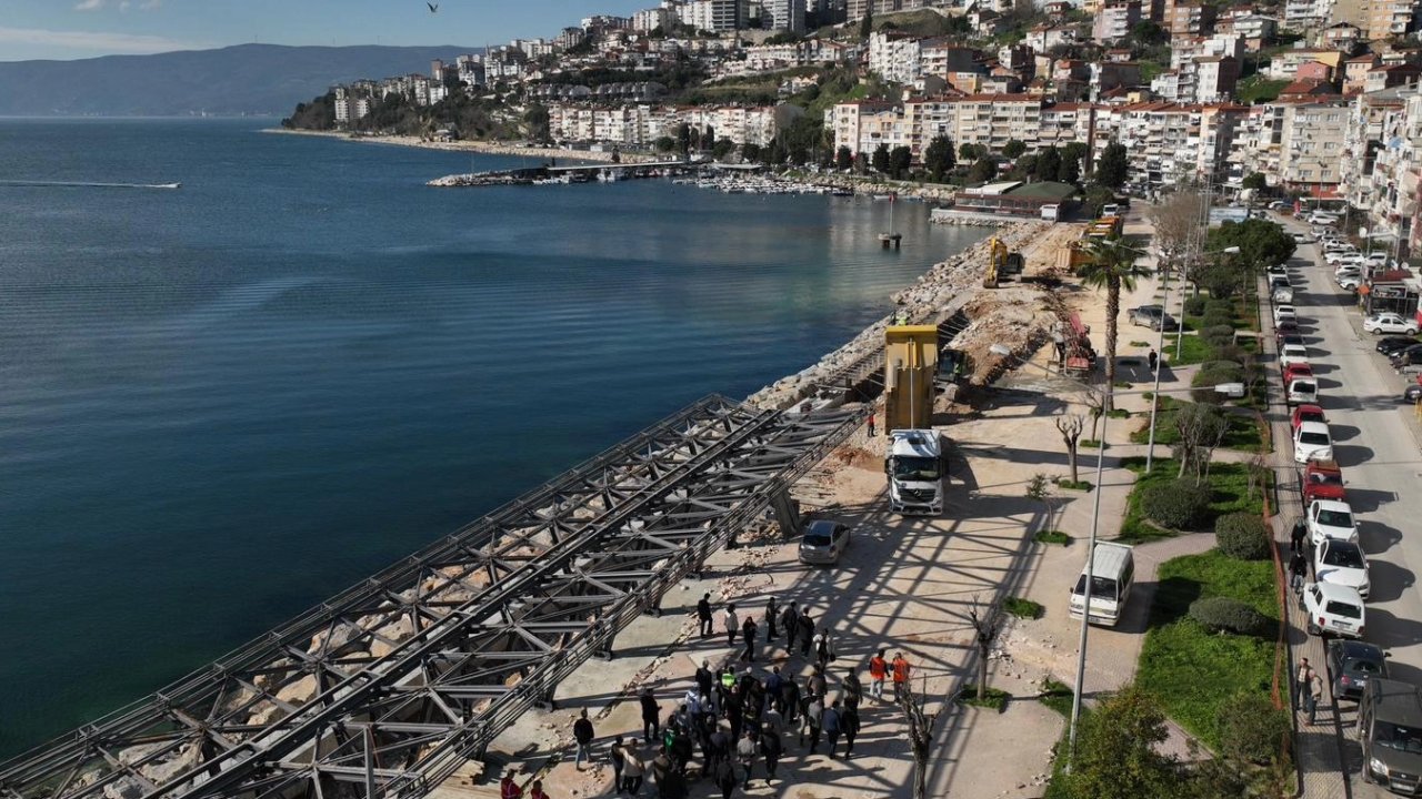 Bursa'da Gemlik yeni kordonuna kavuşuyor