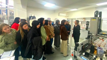 Bursa'da genç tekstilcilerden yerinde eğitim