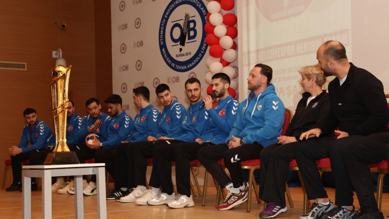 Busa'da Nilüferli hentbolcular gençlerle buluştu