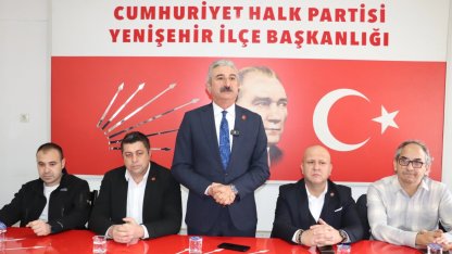 CHP Bursa'dan Yenişehir'de saha çalışması