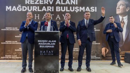 CHP'li başkanlar Hatay’da depremzedelerle buluştu