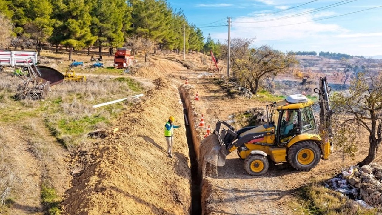 Denizli’de 2 bin 718 metrelik içme suyu hattı yenileniyor