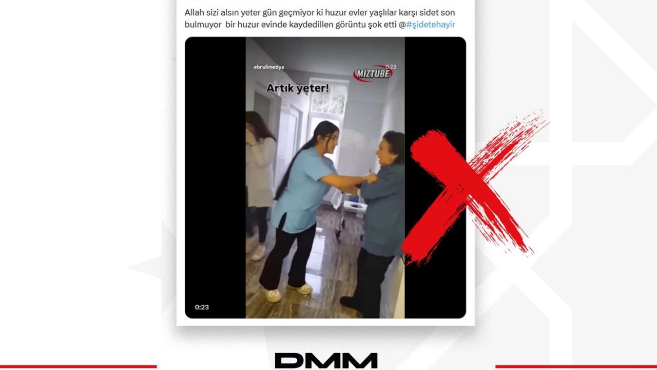 DMM'den huzurevi görüntüleri uyarısı