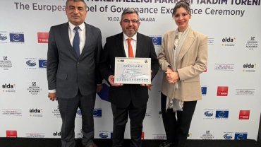 Gaziantep'e Avrupa'dan yönetişim ödülü