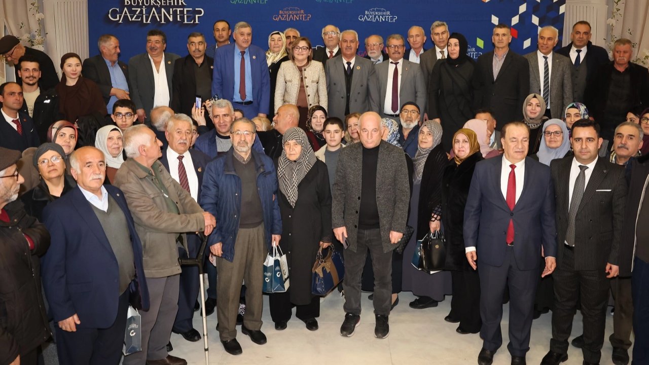 Gaziantep'te Başkan Şahin'den emeklilere müjde