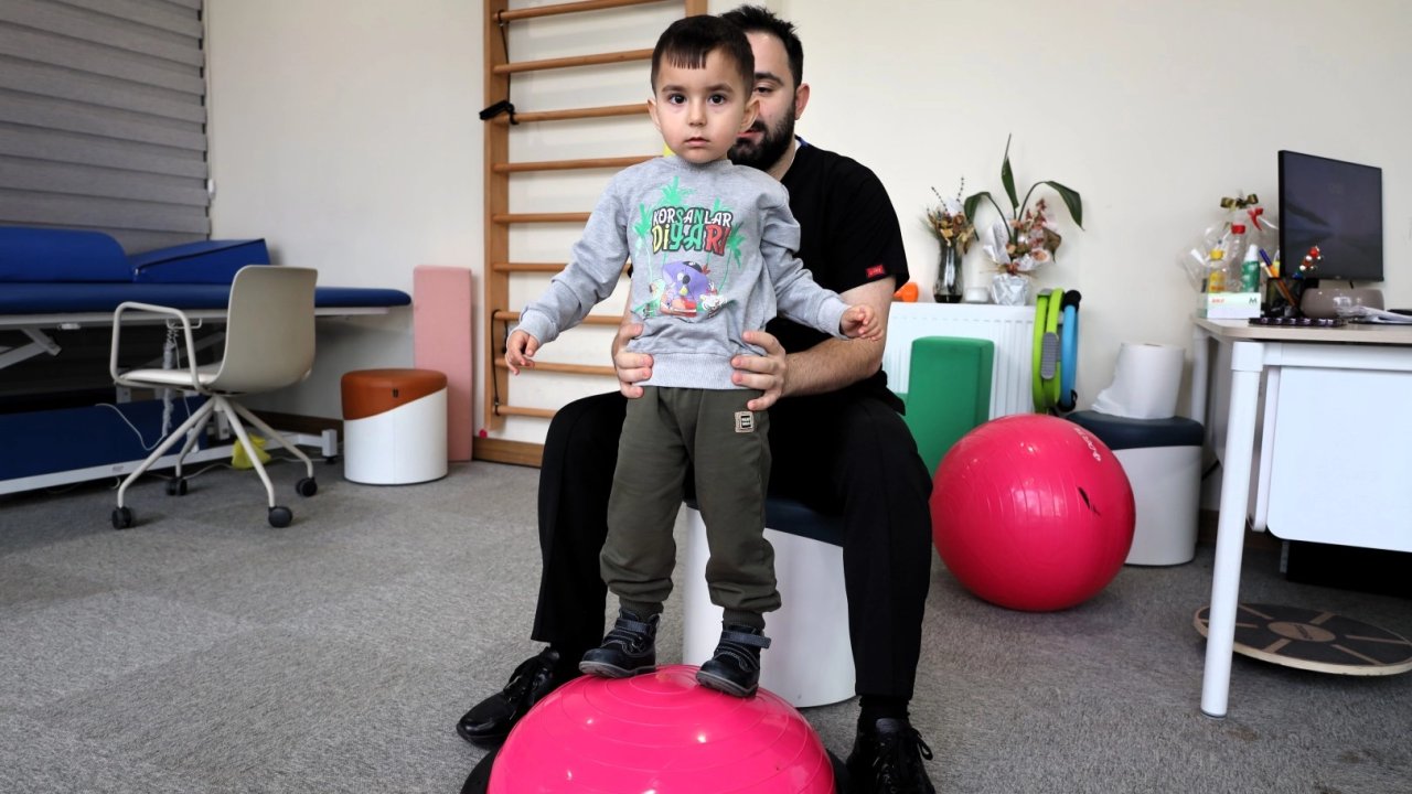 Gonca’da atılan ilk adım, minik Demir’e umut oldu