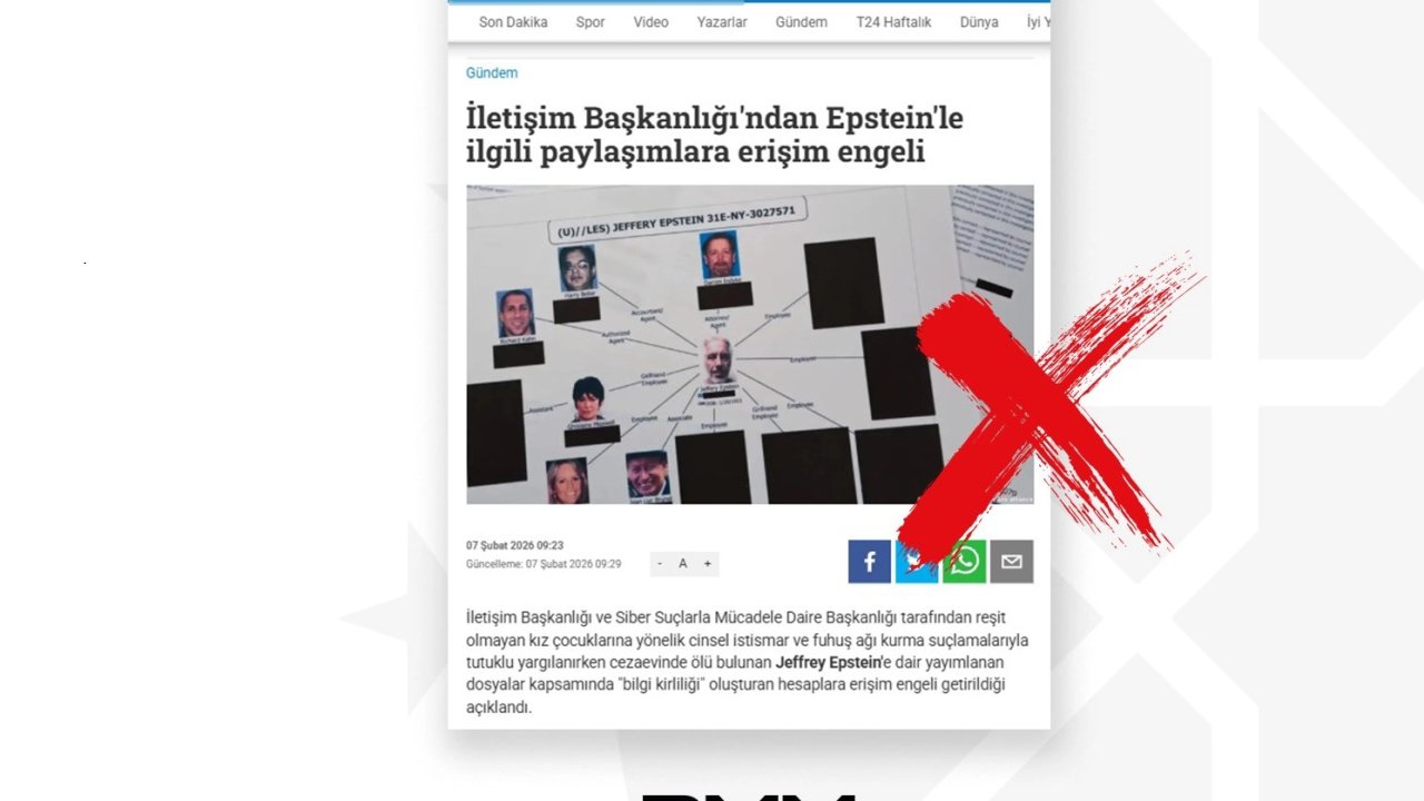 İletişim'den "Epstein paylaşımlarına erişim engeli" iddiasına yanıt