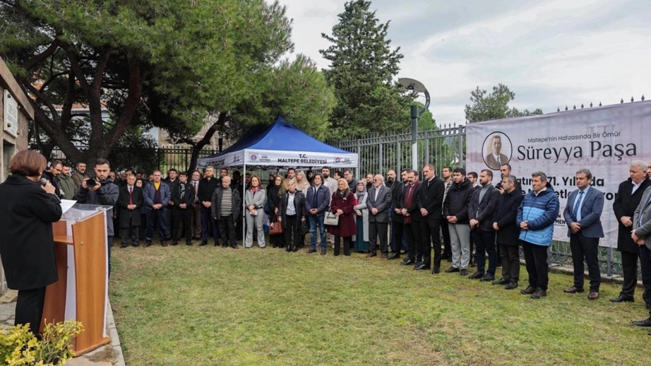 İstanbul Maltepe Belediyesi’nden Süreyya Paşa’ya anma töreni