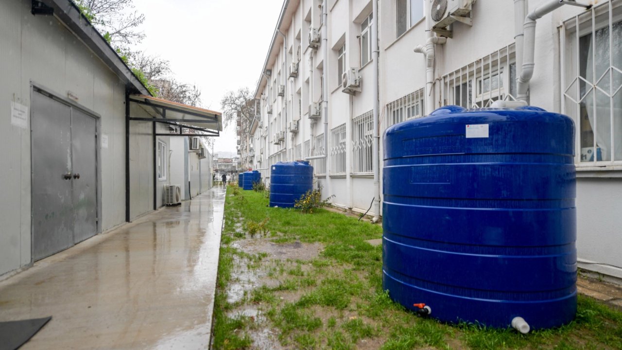 İzmir'de yağmur suyu boşa gitmiyor!