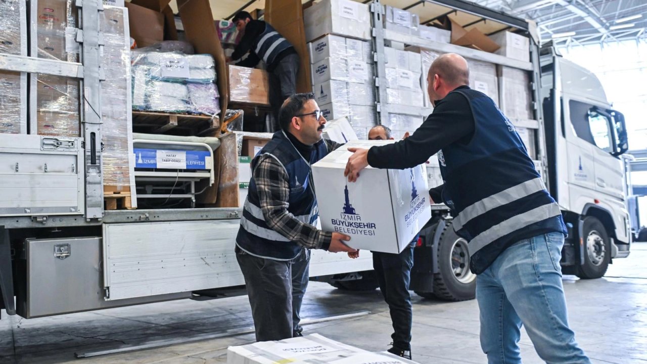 İzmir'den Hatay'a dayanışma köprüsü