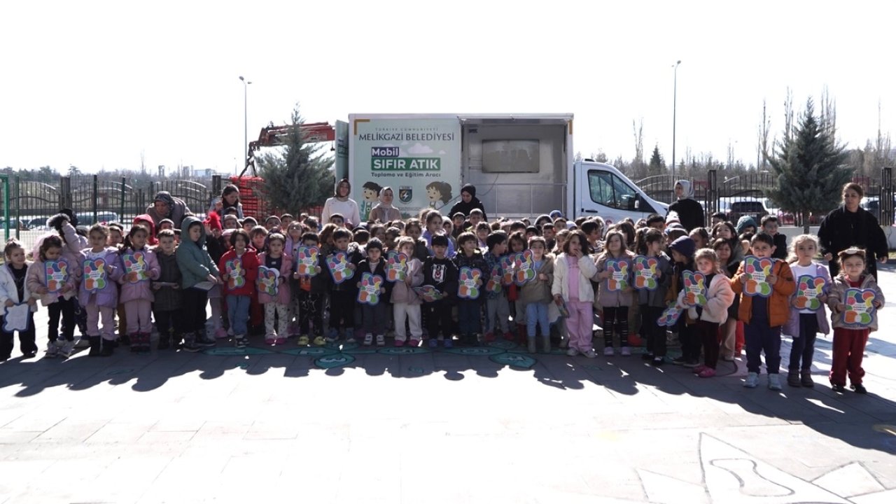 Kayseri Melikgazi'den öğrencilere 'sıfır atık' eğitimi