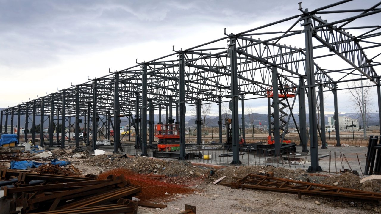 Kocaeli İtfaiye Depo Binası şekilleniyor