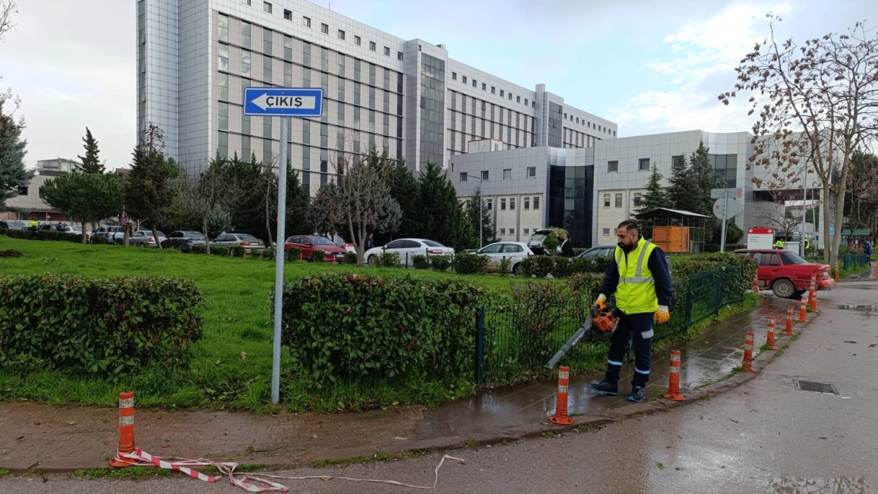 Kocaeli'de hastane bahçelerine Büyükşehir’den dokunuş