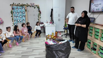 Kocaeli'de minik öğrencilere sıfır atık eğitimi