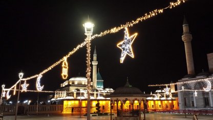 Konya 11 Ayın Sultanı'nı ışıl ışıl karşılıyor