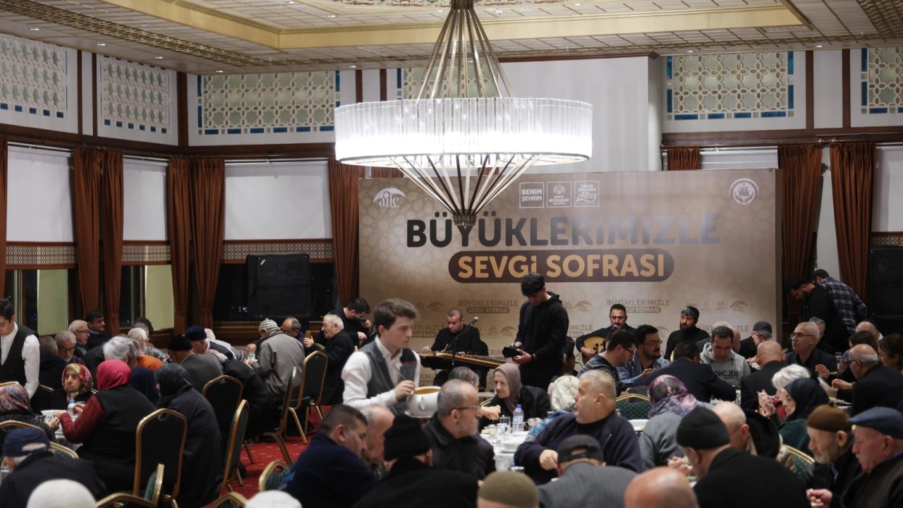 Konya Büyükşehir'den 'sevgi' sofrası