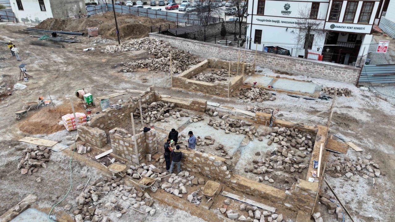 Konya Karatay’da 6 tescilli tarihi yapı yeniden ihya ediliyor